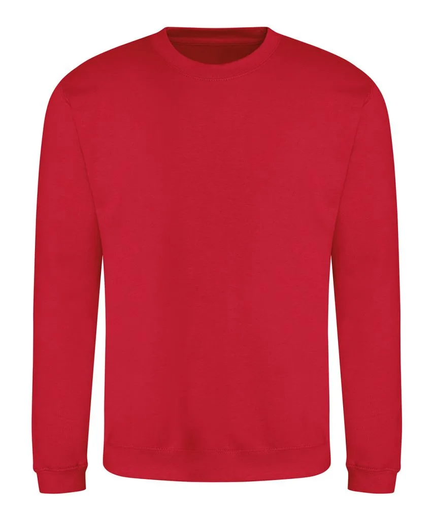 Sweat col rond personnalisé, molleton campus moelleux (JH030), Fire Red, photo 25
