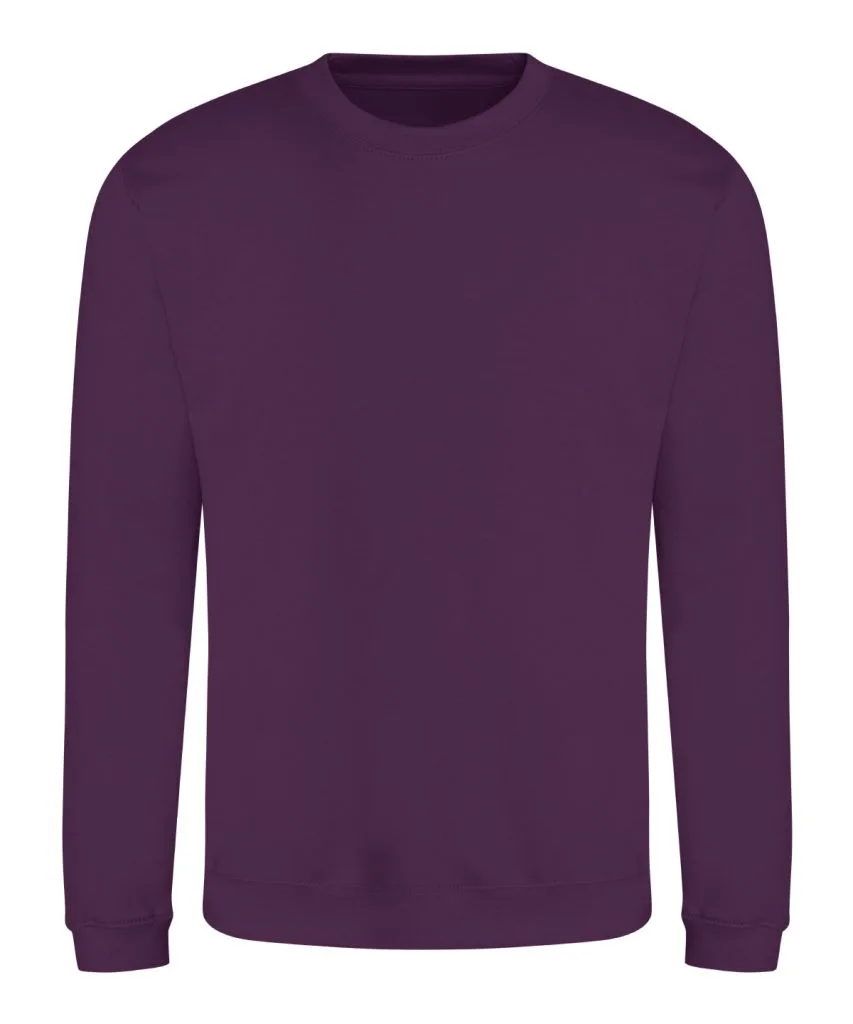 Sweat col rond personnalisé, molleton campus moelleux (JH030), Plum, photo 53