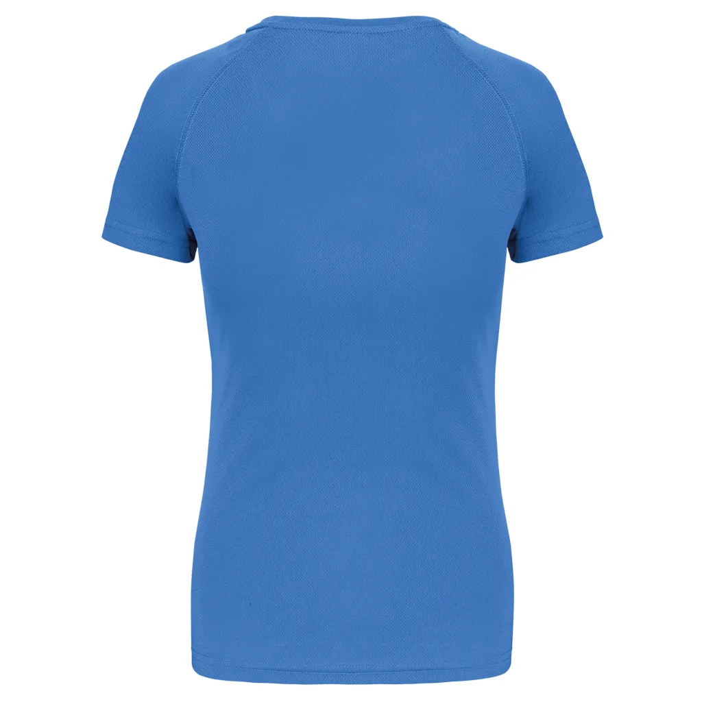 T-shirt de sport femme personnalisé, coupe ajustée (PA439), Aqua Blue, photo 5