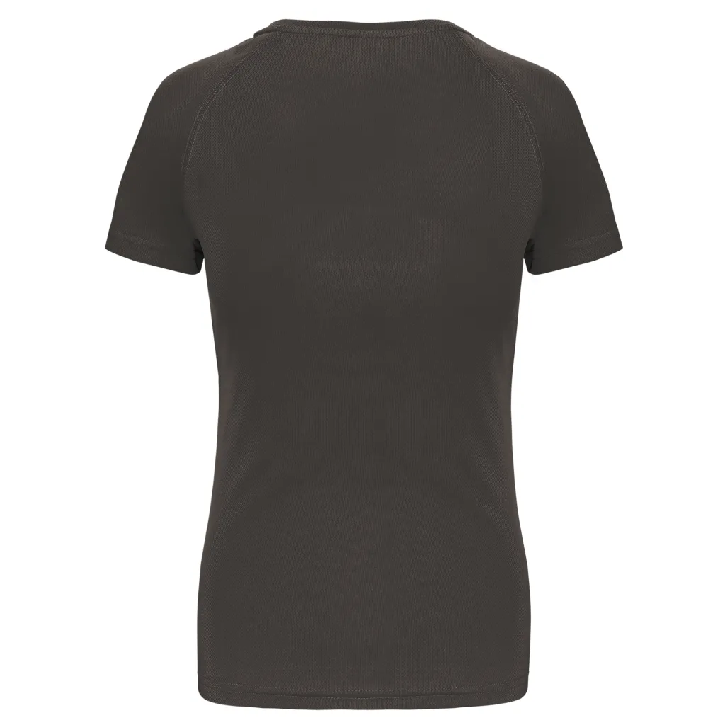 T-shirt de sport femme personnalisé, coupe ajustée (PA439), Dark Grey, photo 11