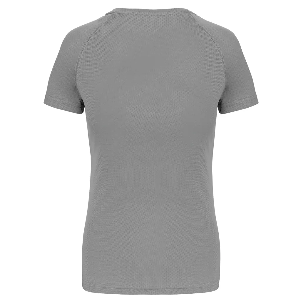 T-shirt de sport femme personnalisé, coupe ajustée (PA439), Fine Grey, photo 15