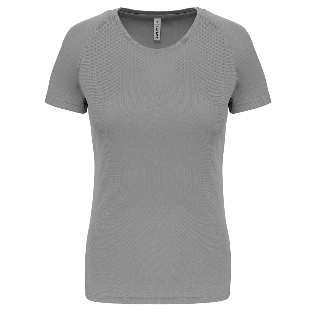 T-shirt de sport femme personnalisé, coupe ajustée (PA439), Fine Grey, photo 14