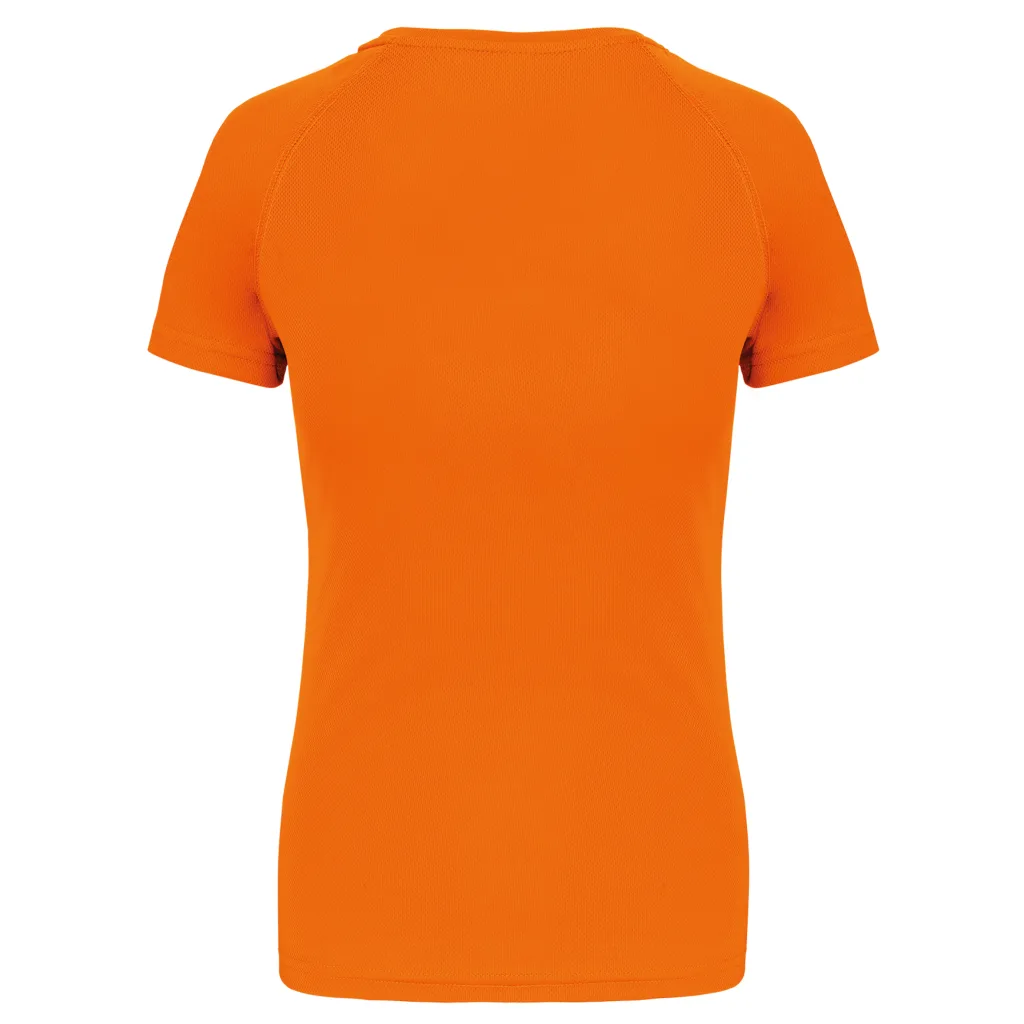 T-shirt de sport femme personnalisé, coupe ajustée (PA439), Fluorescent Orange, photo 19