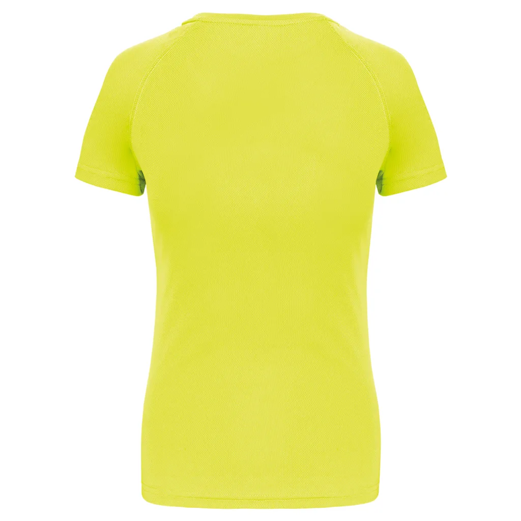 T-shirt de sport femme personnalisé, coupe ajustée (PA439), Fluorescent Yellow, photo 21