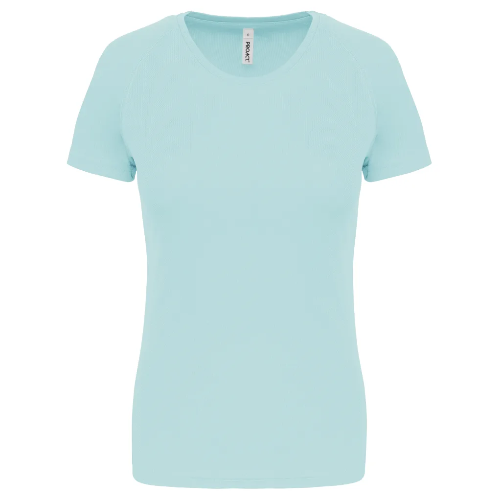 T-shirt de sport femme personnalisé, coupe ajustée (PA439), Ice Mint, photo 24