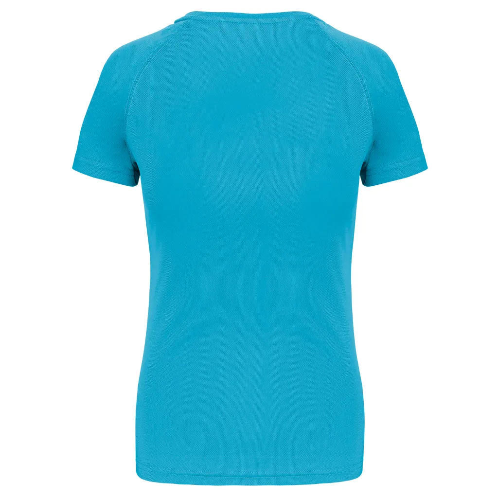 T-shirt de sport femme personnalisé, coupe ajustée (PA439), Light Turquoise, photo 29