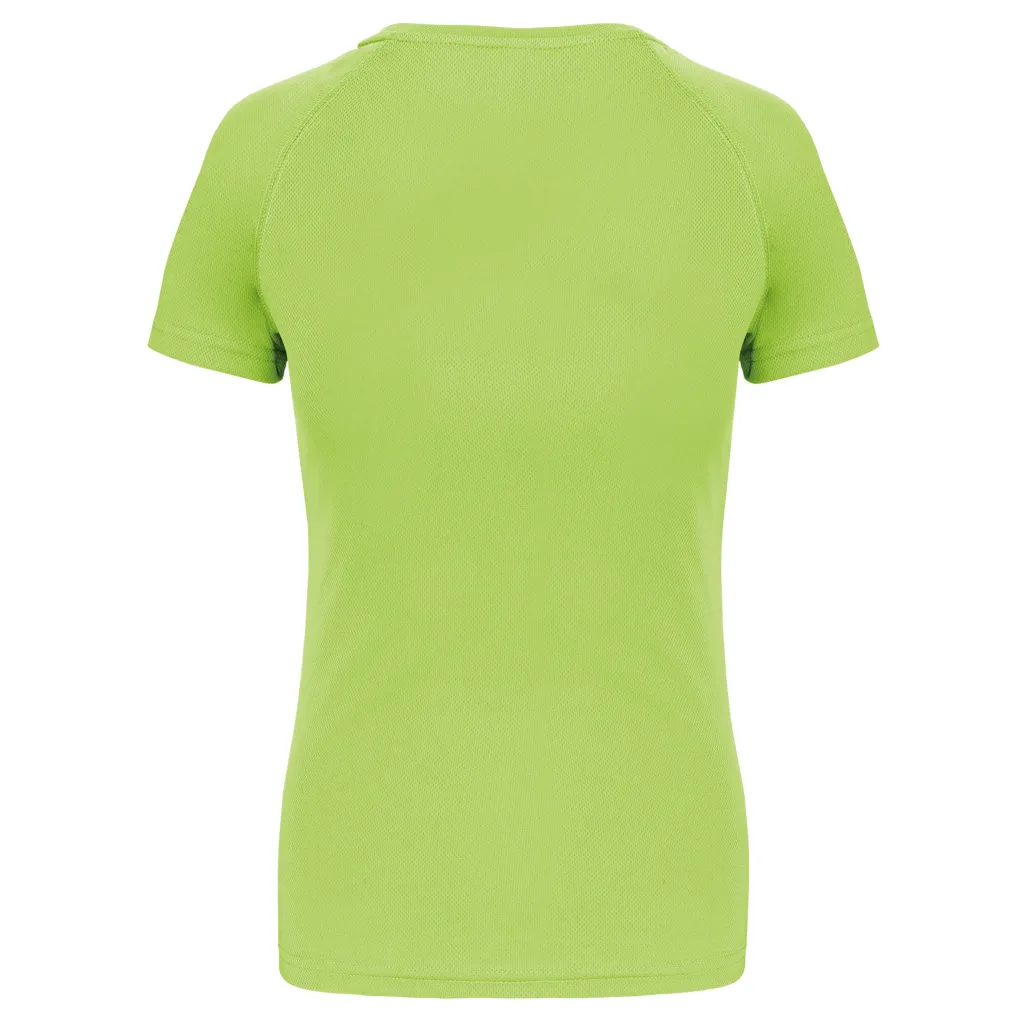 T-shirt de sport femme personnalisé, coupe ajustée (PA439), Lime, photo 31