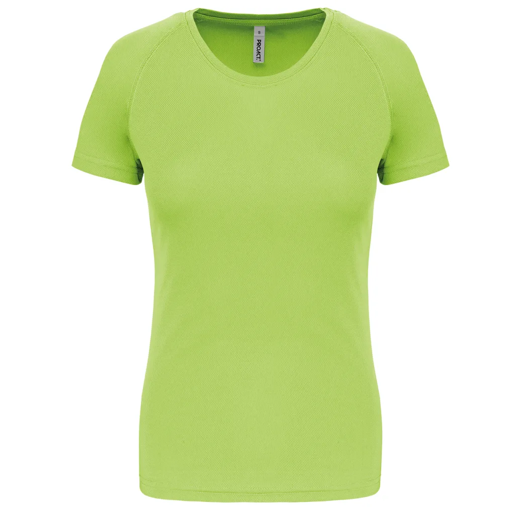 T-shirt de sport femme personnalisé, coupe ajustée (PA439), Lime, photo 30
