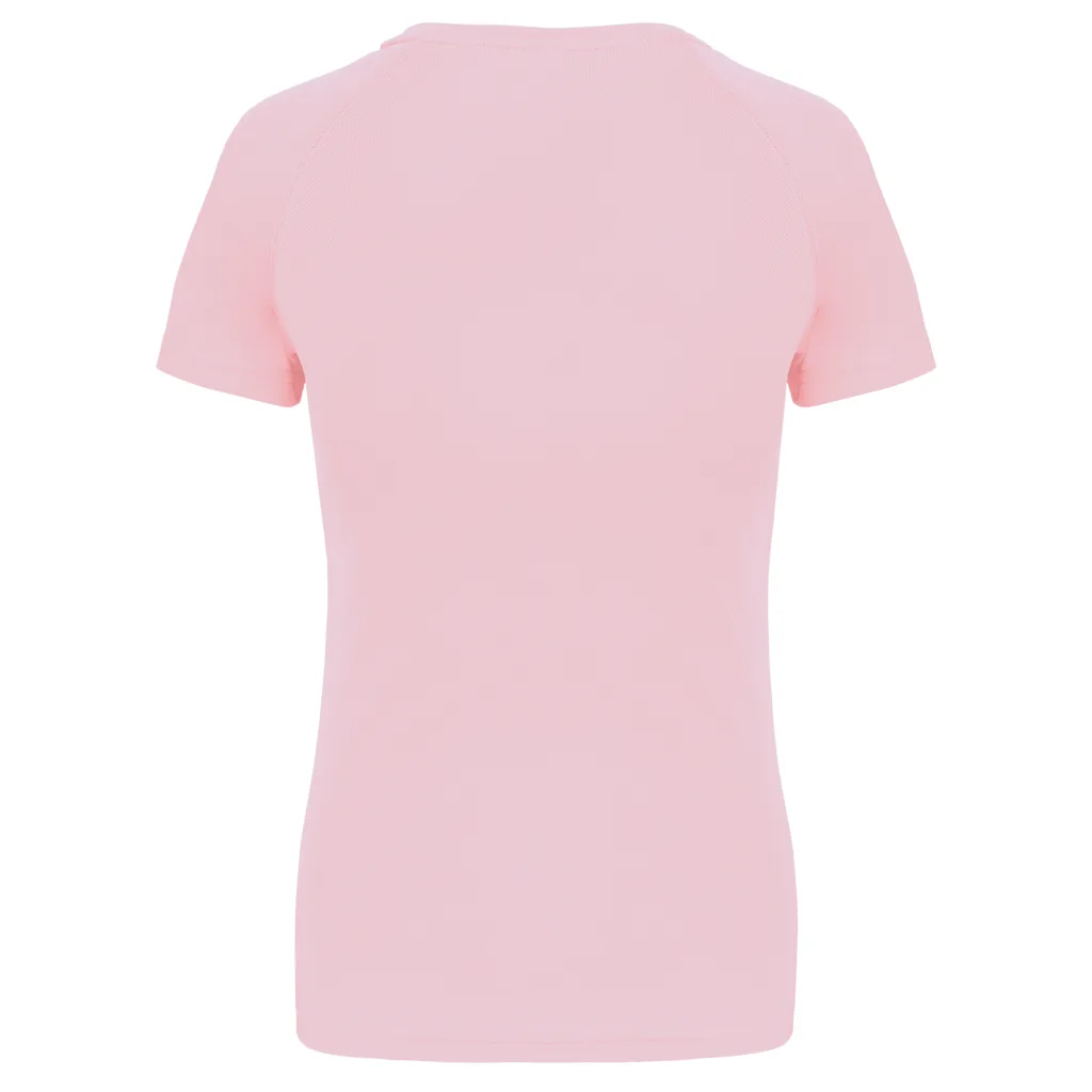 T-shirt de sport femme personnalisé, coupe ajustée (PA439), Pale Pink, photo 37
