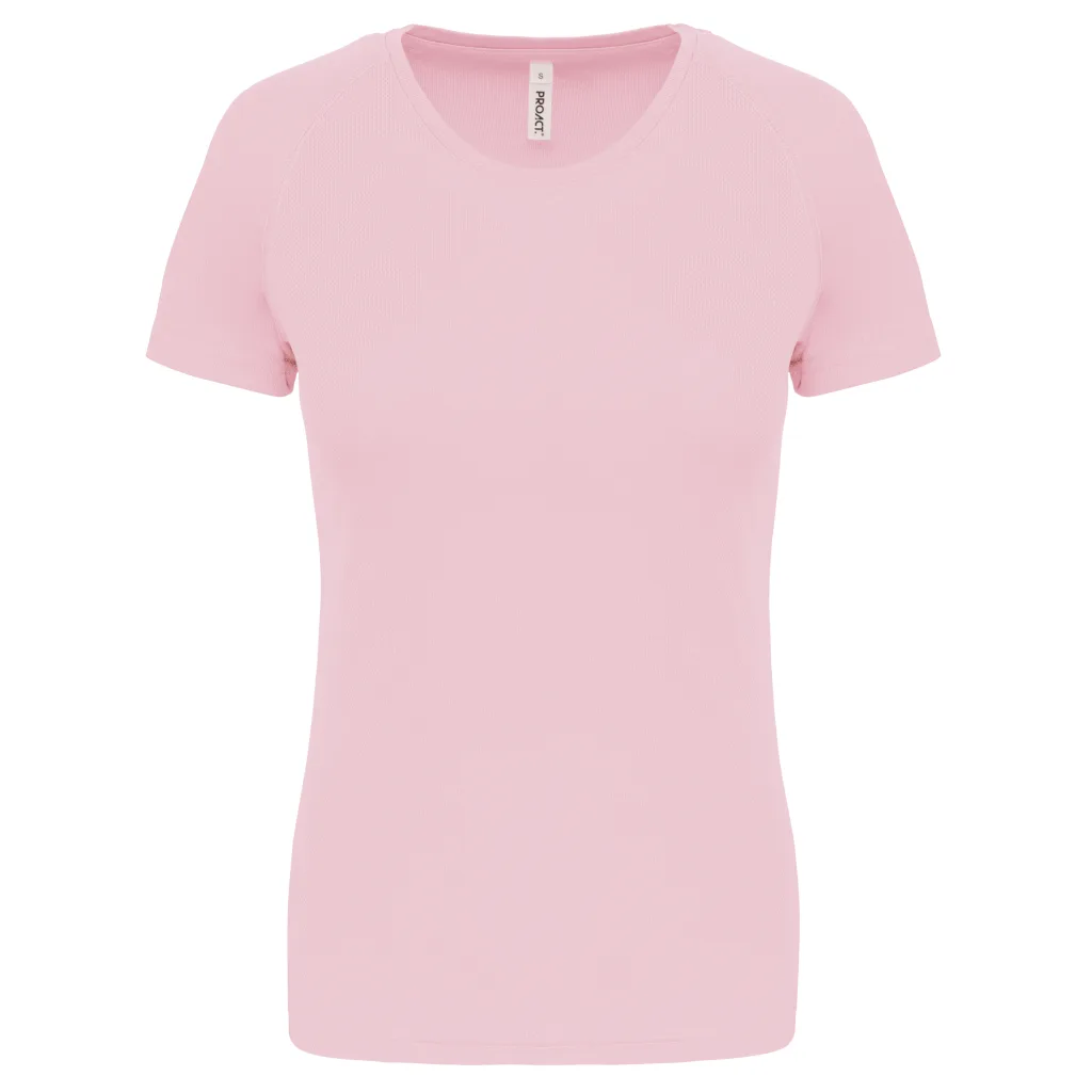 T-shirt de sport femme personnalisé, coupe ajustée (PA439), Pale Pink, photo 36