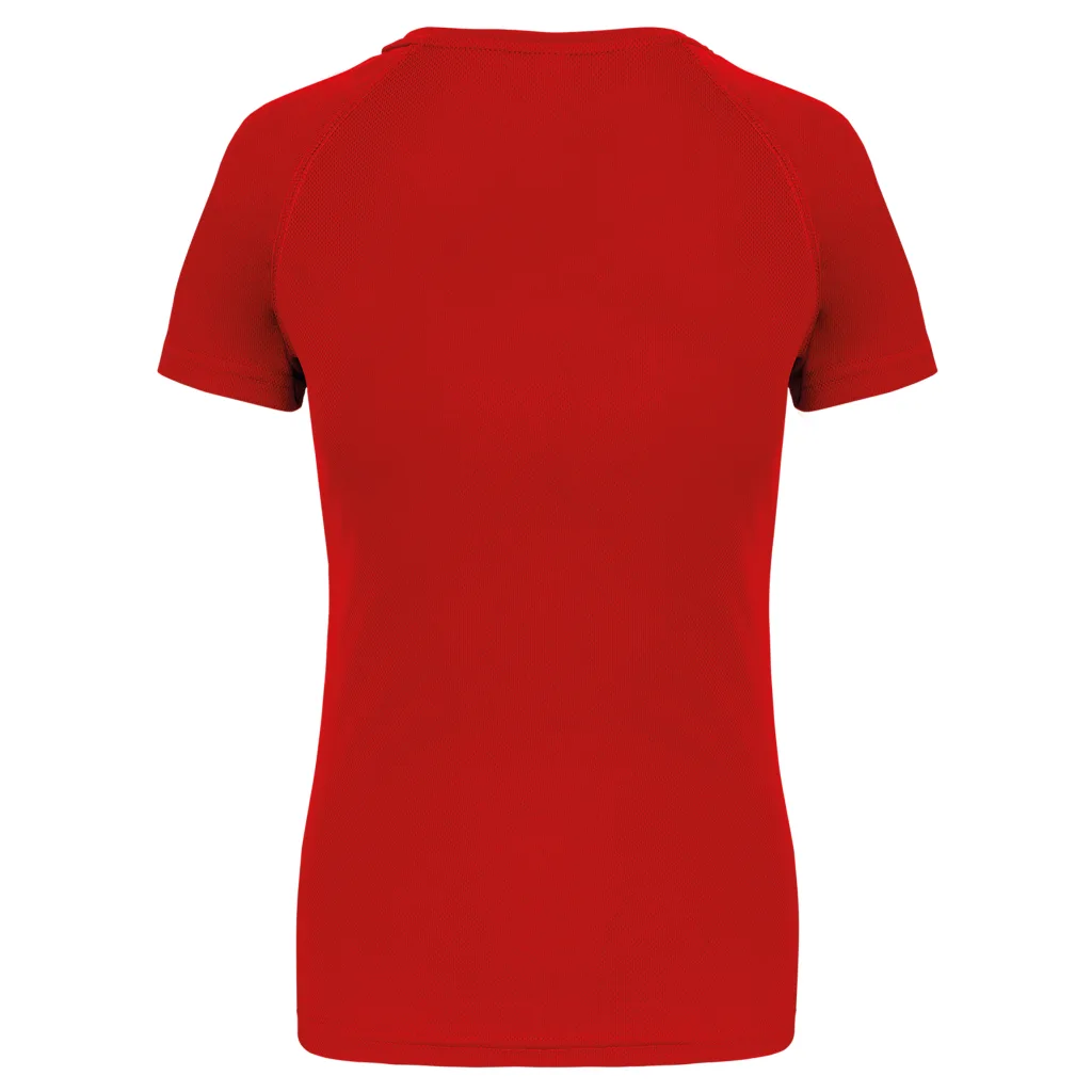 T-shirt de sport femme personnalisé, coupe ajustée (PA439), Red, photo 39