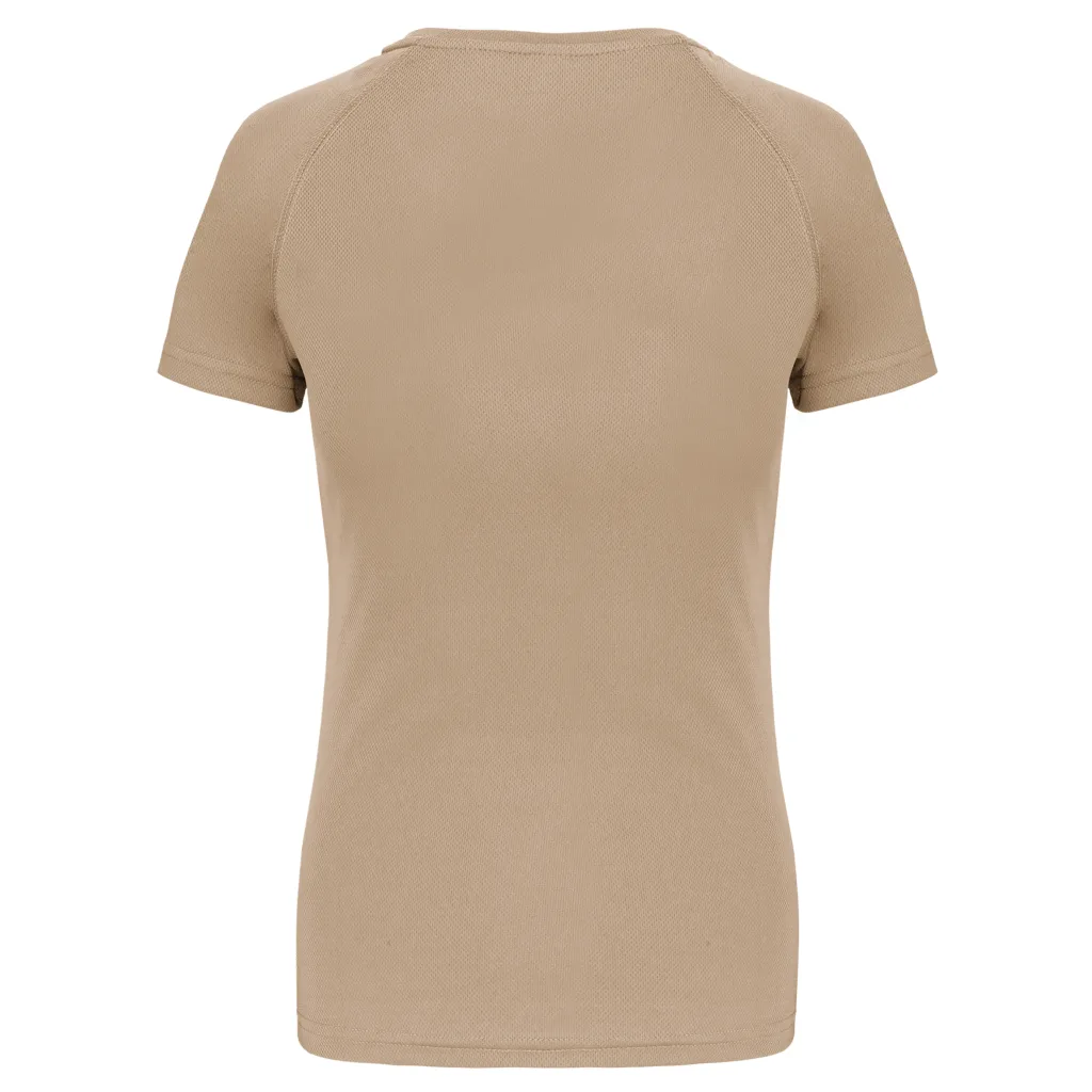 T-shirt de sport femme personnalisé, coupe ajustée (PA439), Sand, photo 41