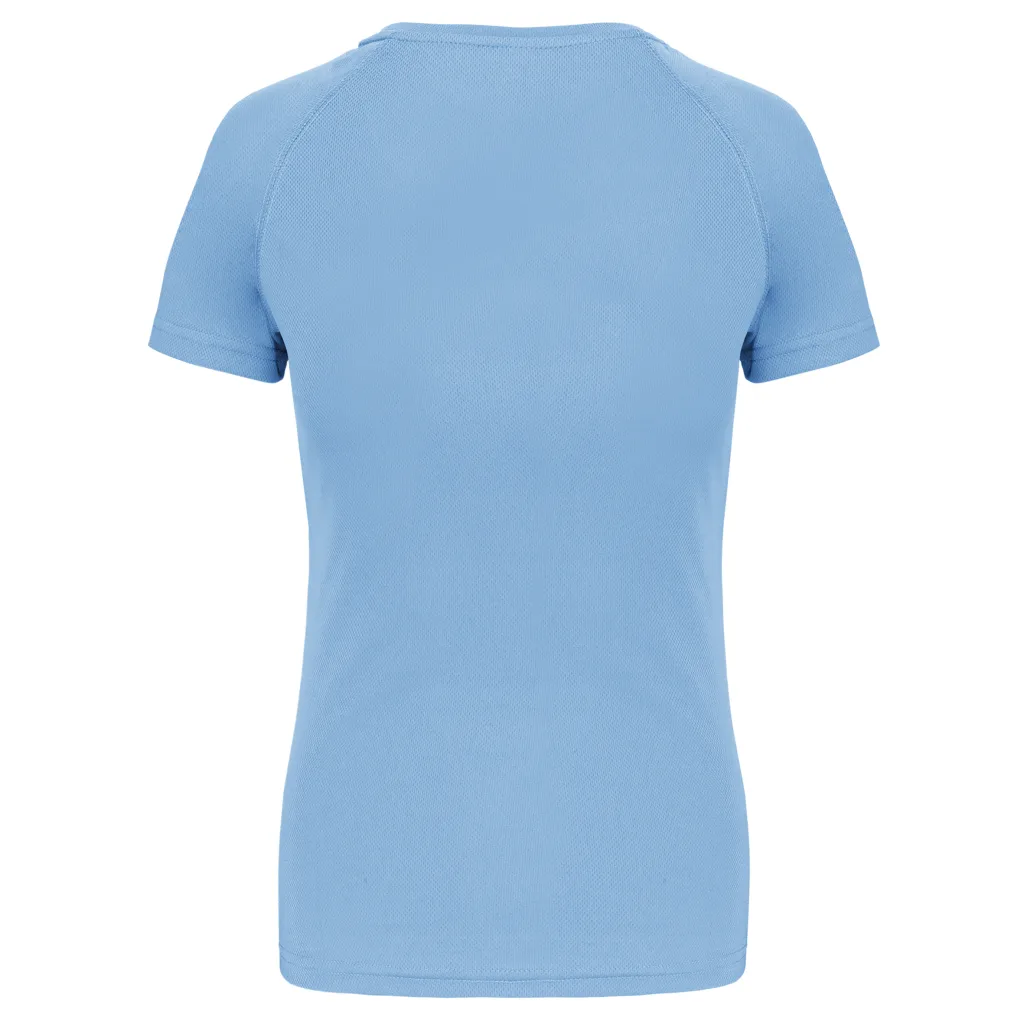 T-shirt de sport femme personnalisé, coupe ajustée (PA439), Sky Blue, photo 43