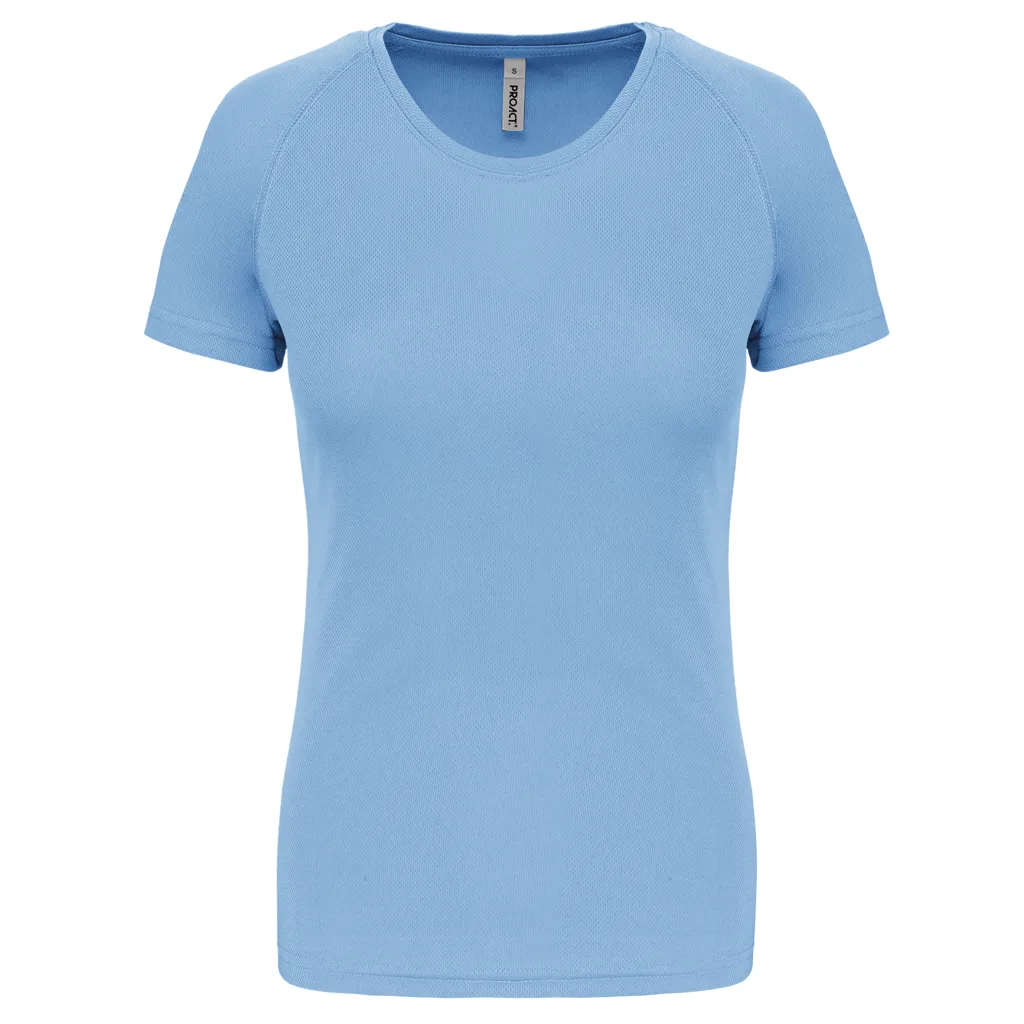 T-shirt de sport femme personnalisé, coupe ajustée (PA439), Sky Blue, photo 42