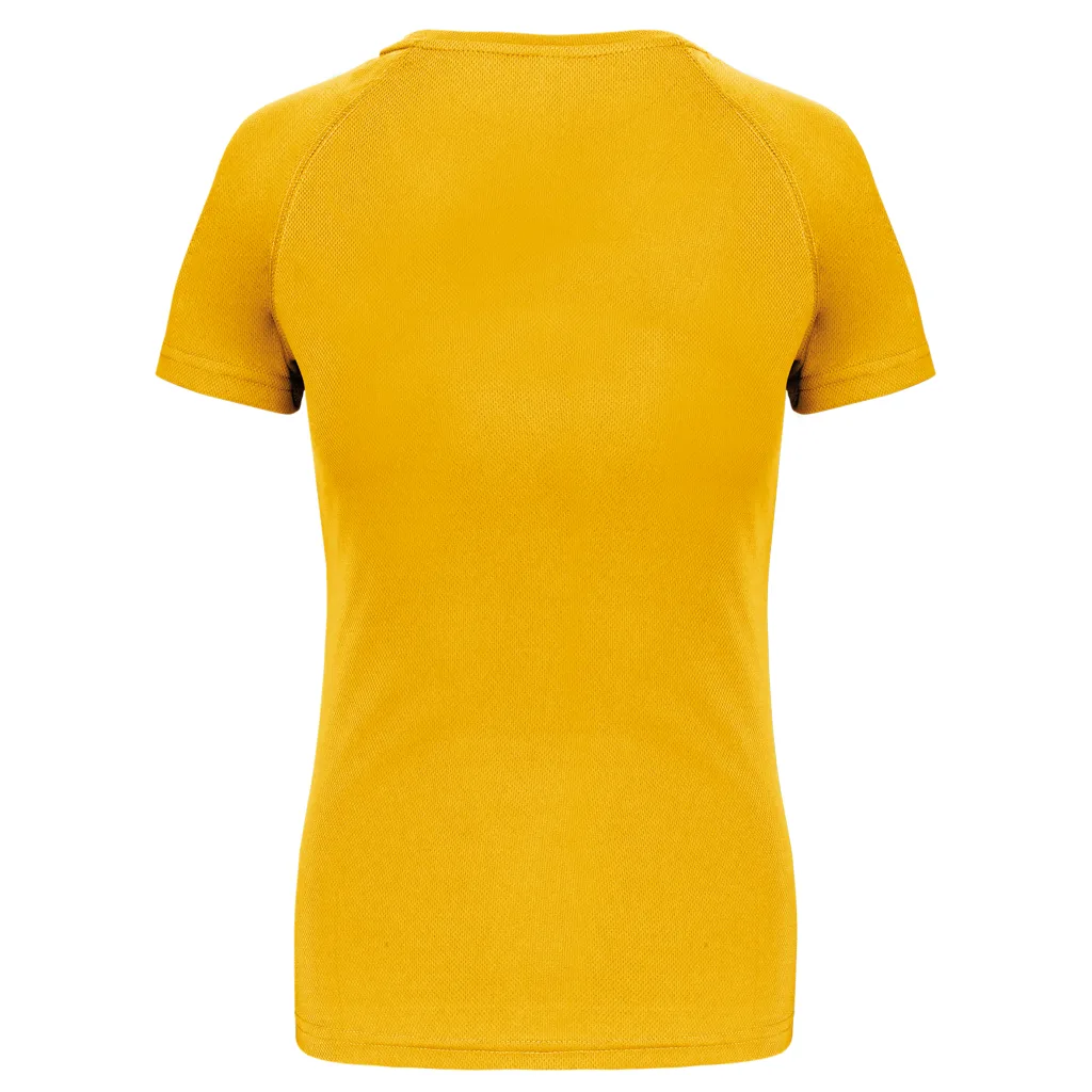T-shirt de sport femme personnalisé, coupe ajustée (PA439), True Yellow, photo 49