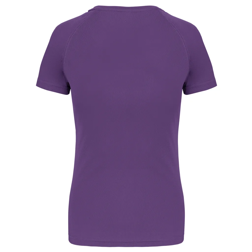 T-shirt de sport femme personnalisé, coupe ajustée (PA439), Violet, photo 51