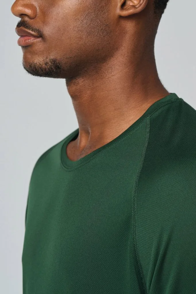 T-shirt de sport homme personnalisé, coupe raglan (PA438)
