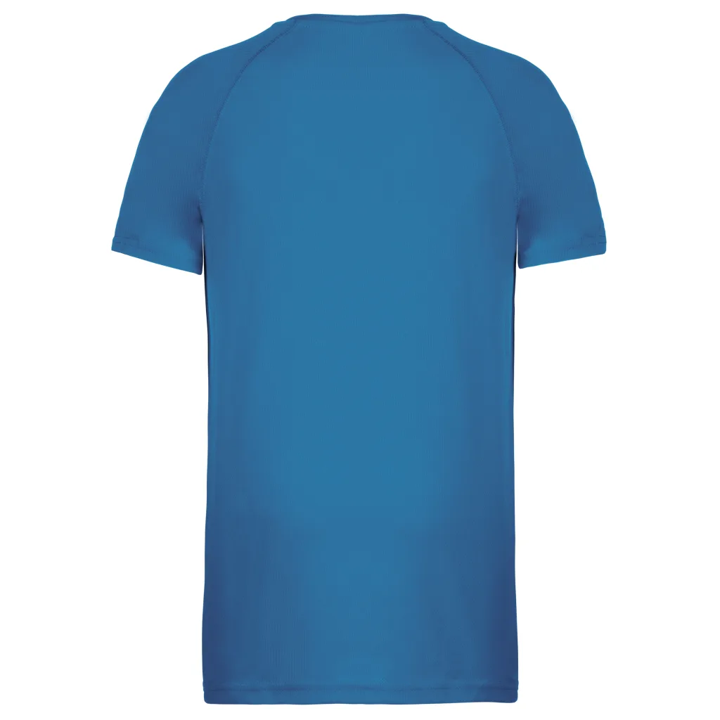 T-shirt de sport homme personnalisé, coupe raglan (PA438), Aqua Blue, photo 5