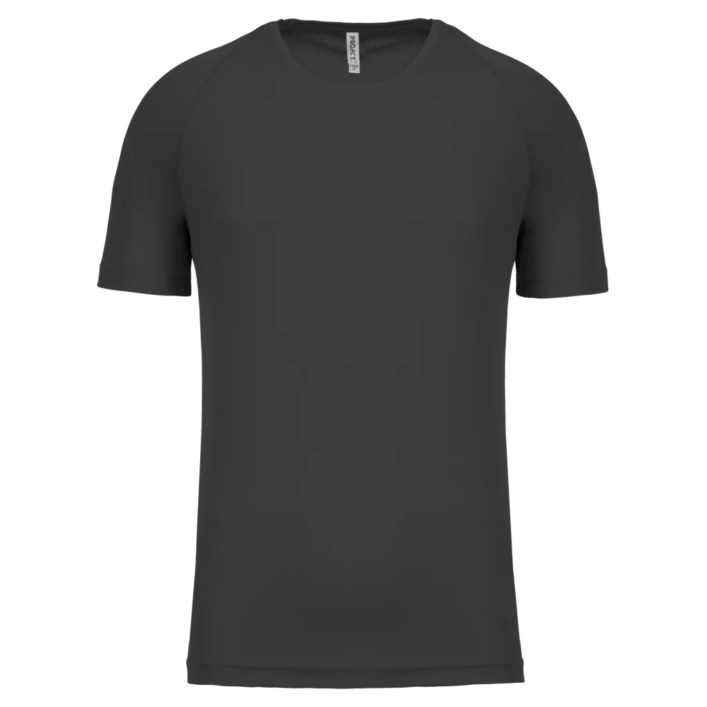 T-shirt de sport homme personnalisé, coupe raglan (PA438), Dark Grey, photo 13
