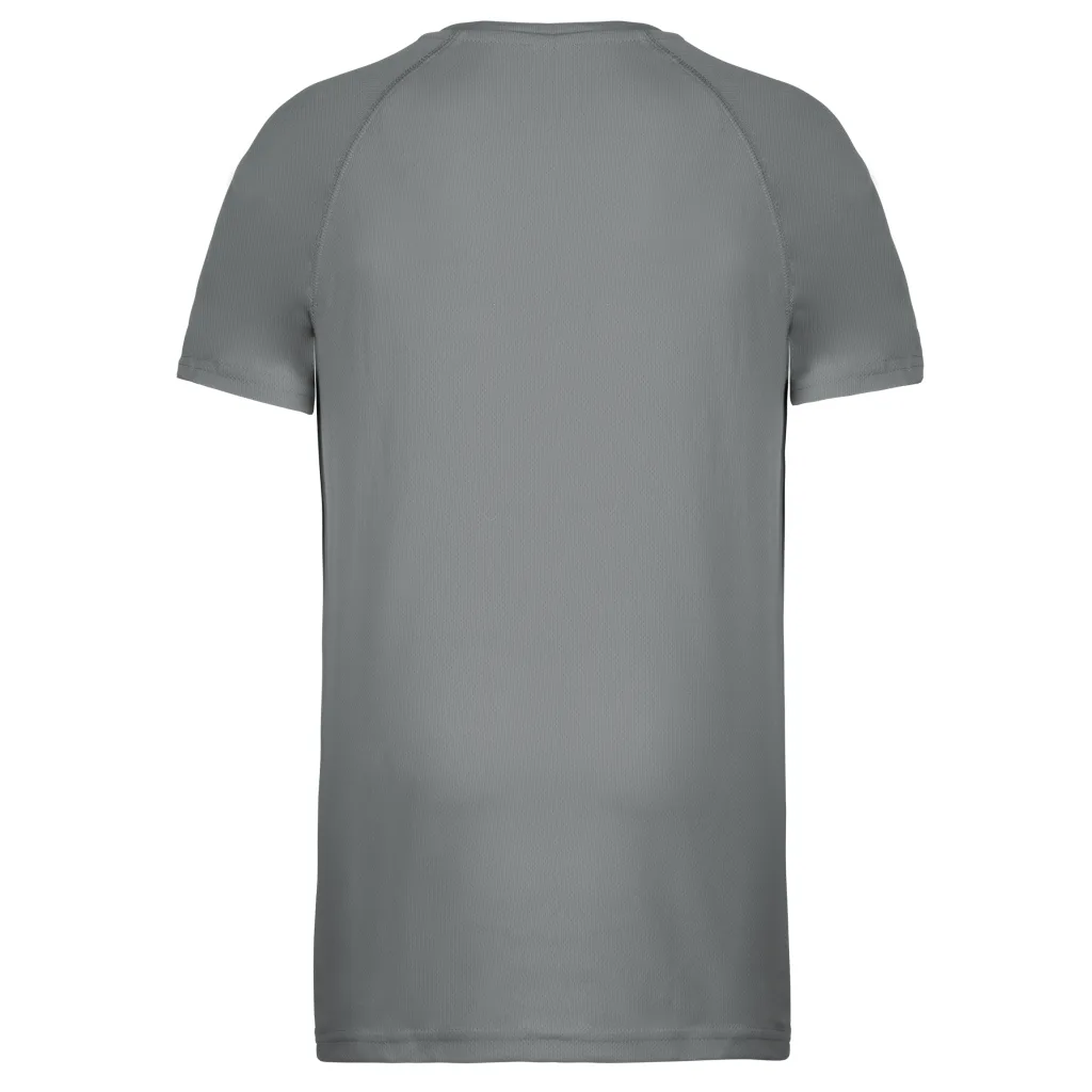 T-shirt de sport homme personnalisé, coupe raglan (PA438), Fine Grey, photo 17