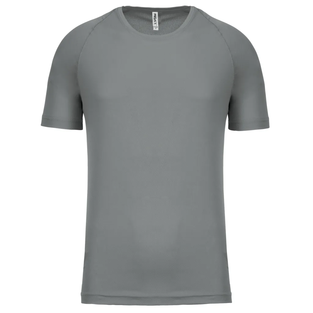 T-shirt de sport homme personnalisé, coupe raglan (PA438), Fine Grey, photo 16