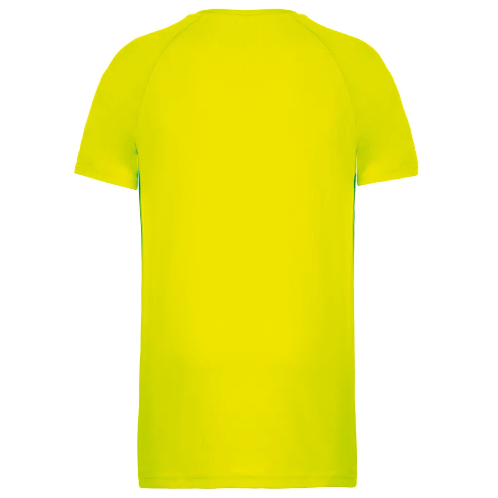 T-shirt de sport homme personnalisé, coupe raglan (PA438), Fluorescent Yellow, photo 23