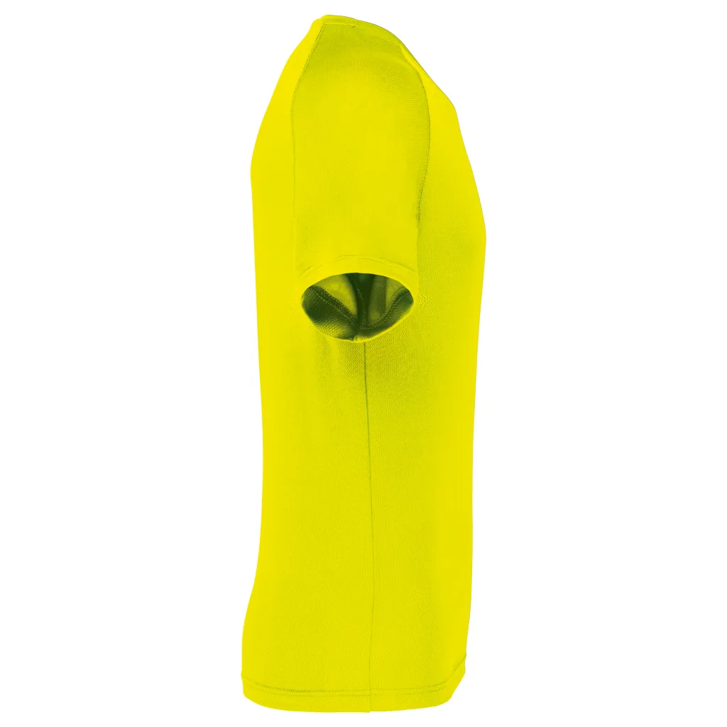T-shirt de sport homme personnalisé, coupe raglan (PA438), Fluorescent Yellow, photo 24
