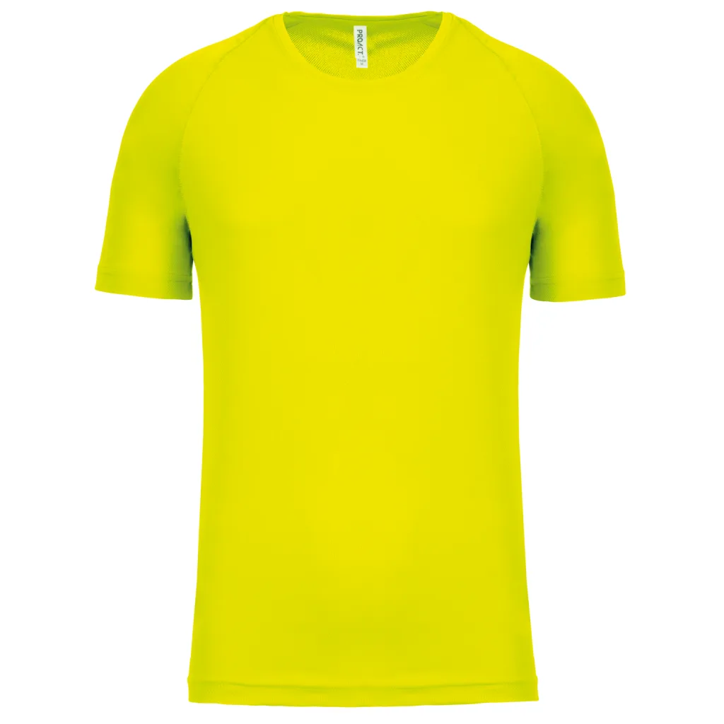 T-shirt de sport homme personnalisé, coupe raglan (PA438), Fluorescent Yellow, photo 22