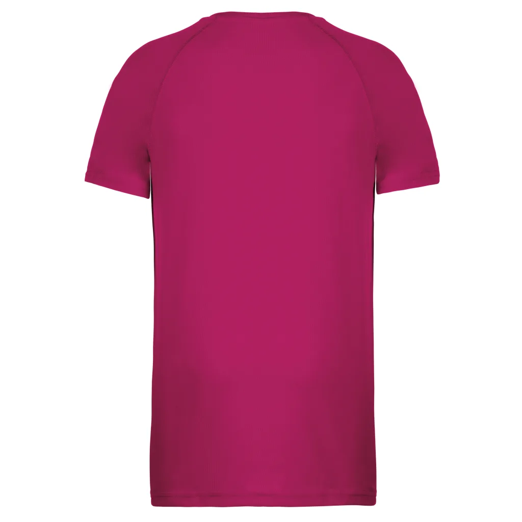 T-shirt de sport homme personnalisé, coupe raglan (PA438), Fuchsia, photo 29