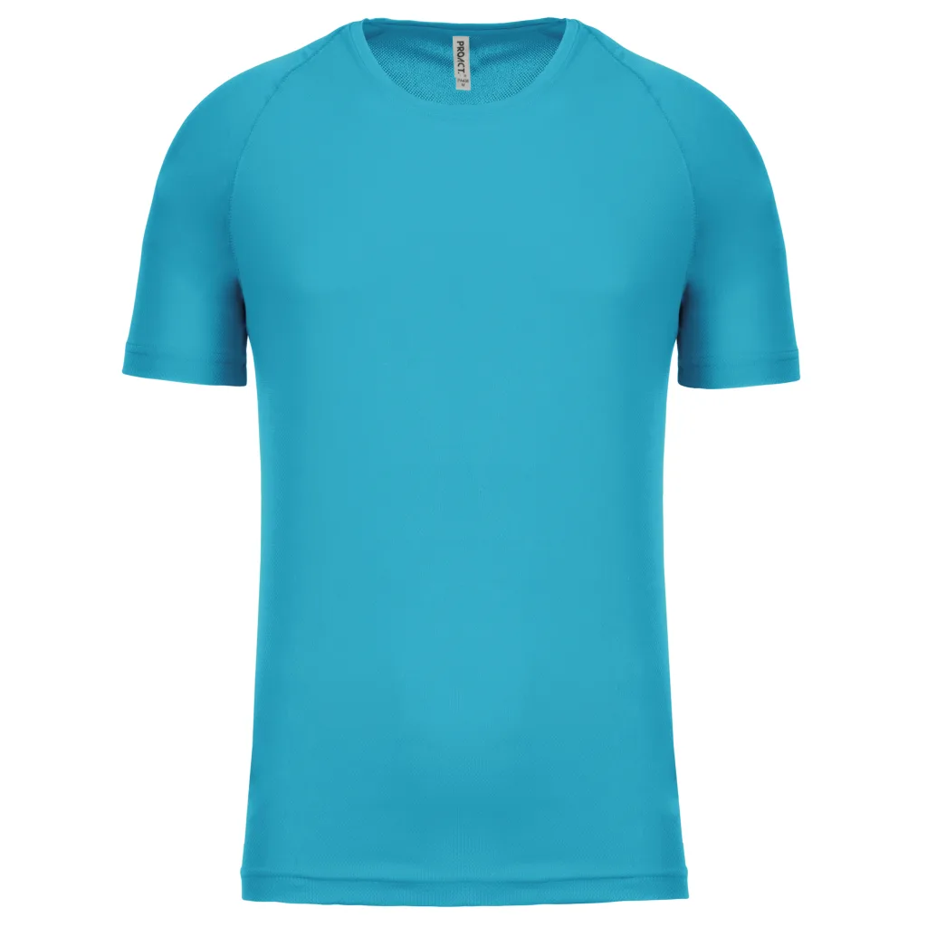 T-shirt de sport homme personnalisé, coupe raglan (PA438), Light Turquoise, photo 40