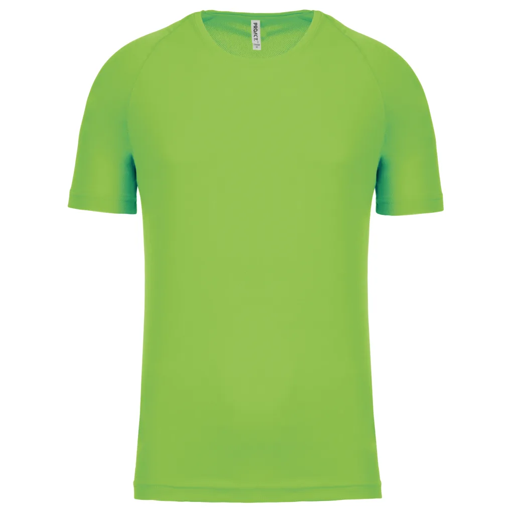 T-shirt de sport homme personnalisé, coupe raglan (PA438), Lime, photo 43