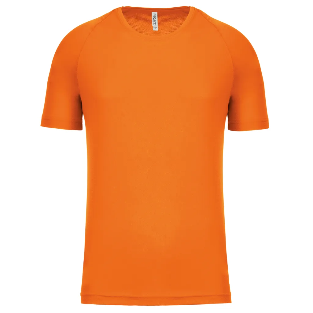 T-shirt de sport homme personnalisé, coupe raglan (PA438), Orange, photo 49