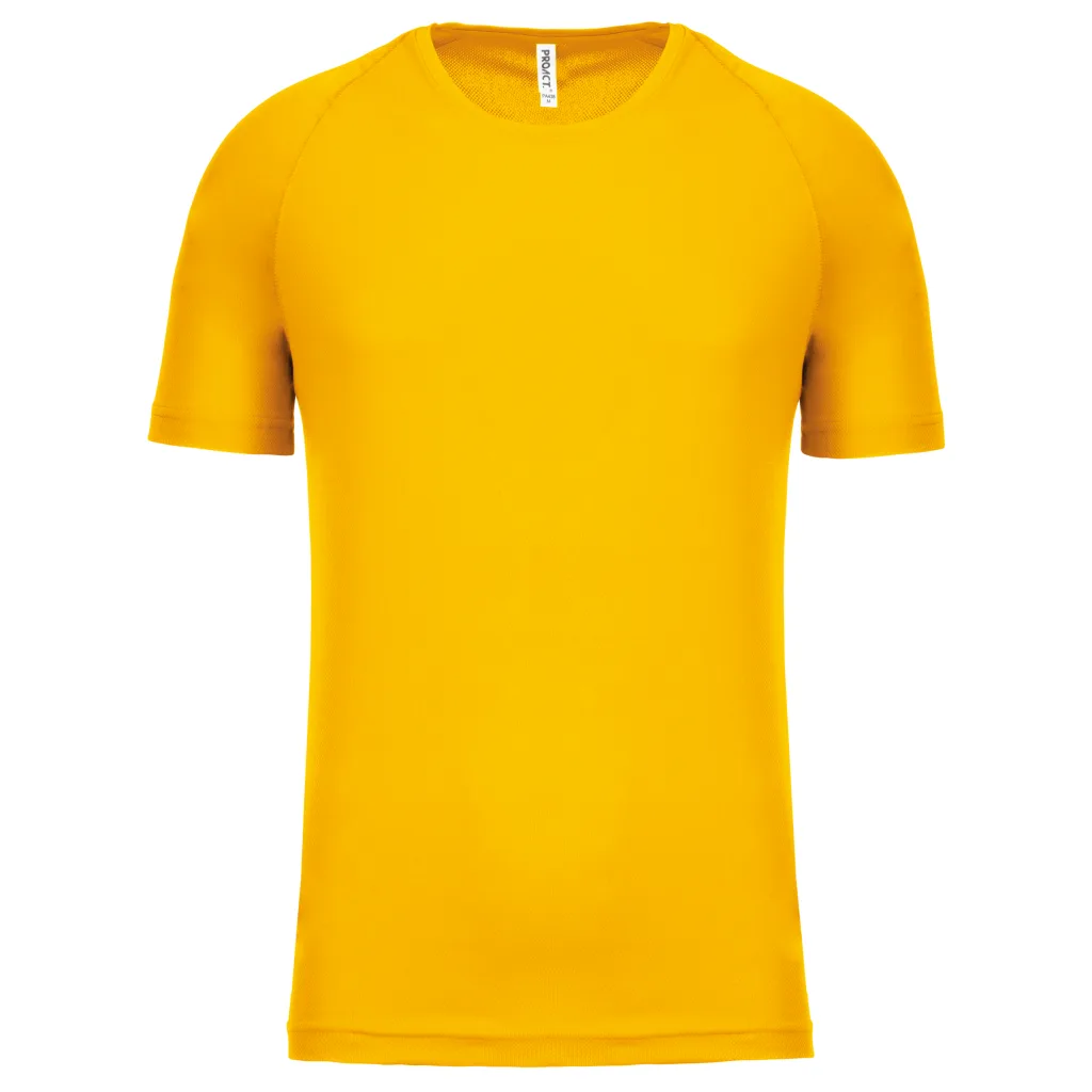 T-shirt de sport homme personnalisé, coupe raglan (PA438), True Yellow, photo 70