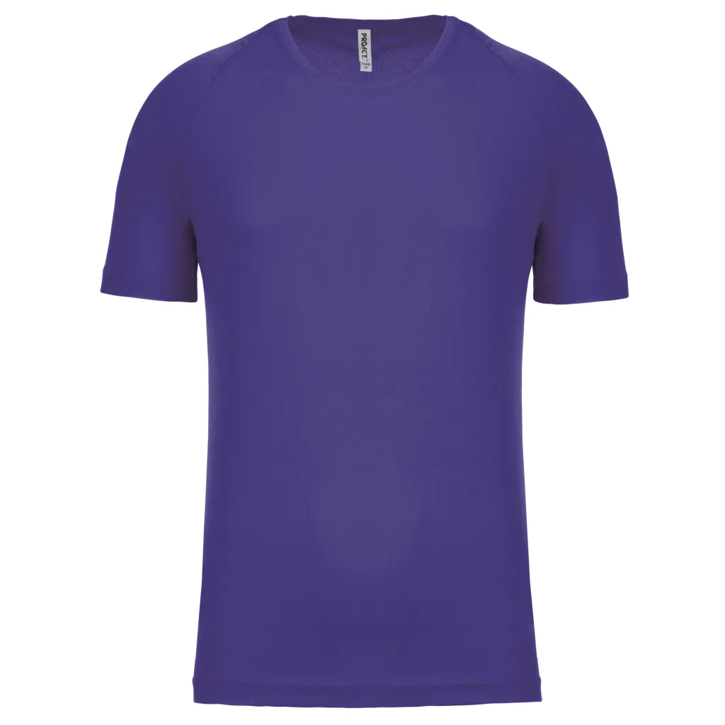 T-shirt de sport homme personnalisé, coupe raglan (PA438), Violet, photo 73