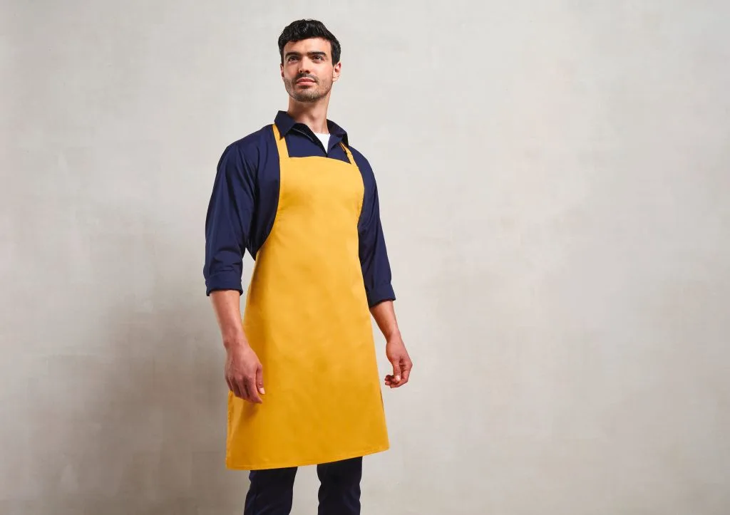 Tablier à bavette personnalisé, grand format service (PR150)