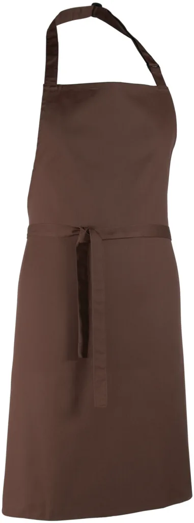 Tablier à bavette personnalisé, grand format service (PR150), Brown, photo 7