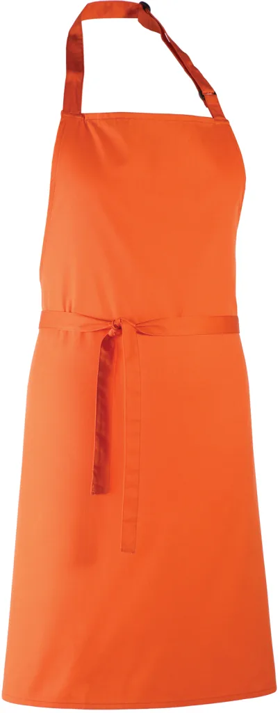 Tablier à bavette personnalisé, grand format service (PR150), Orange, photo 25