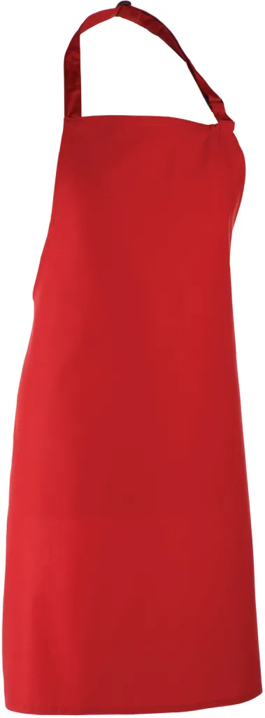 Tablier à bavette personnalisé, grand format service (PR150), Red, photo 29