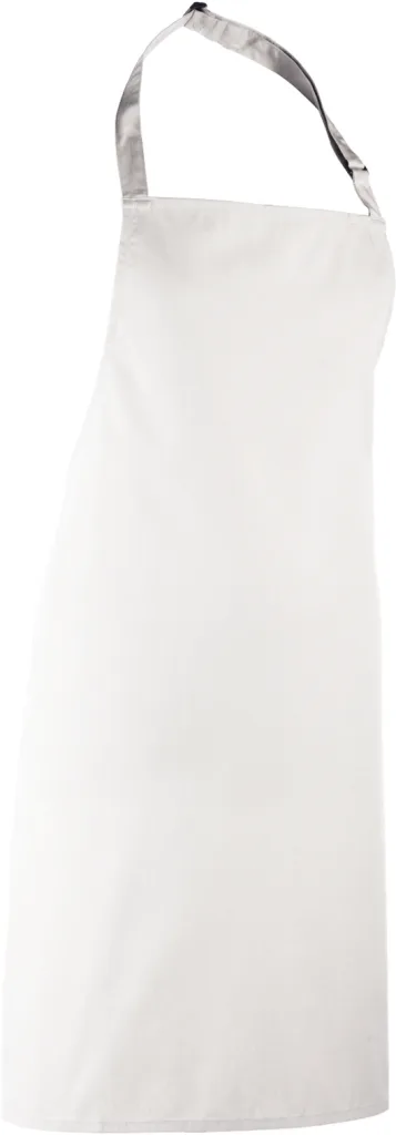 Tablier à bavette personnalisé, grand format service (PR150), White, photo 36