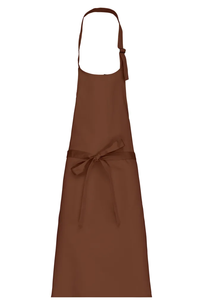 Tablier de service personnalisé, lavable à chaud (K8000), Cacao, photo 18