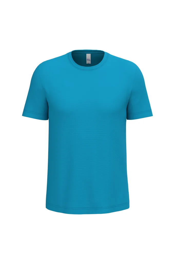 T-shirt de sport personnalisé, respirant et léger (IB300), Ideal Atoll Blue, photo 3